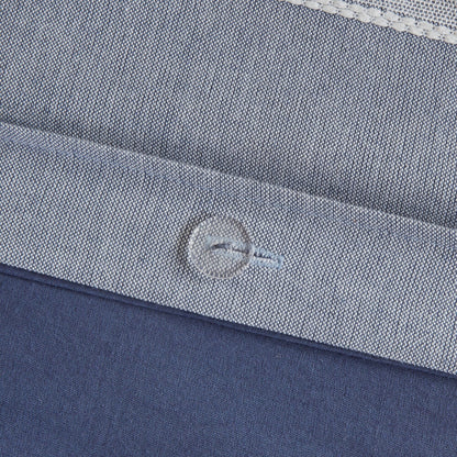 Set di piumoni oversize in cotone blu nobile di Madison Park Signature