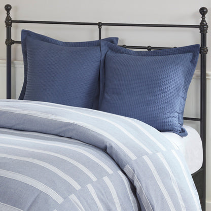 Set di piumoni oversize in cotone blu nobile di Madison Park Signature