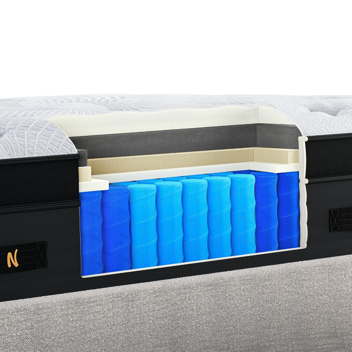 Materasso ibrido Nolah Evolution 15 con schiuma antidecubito