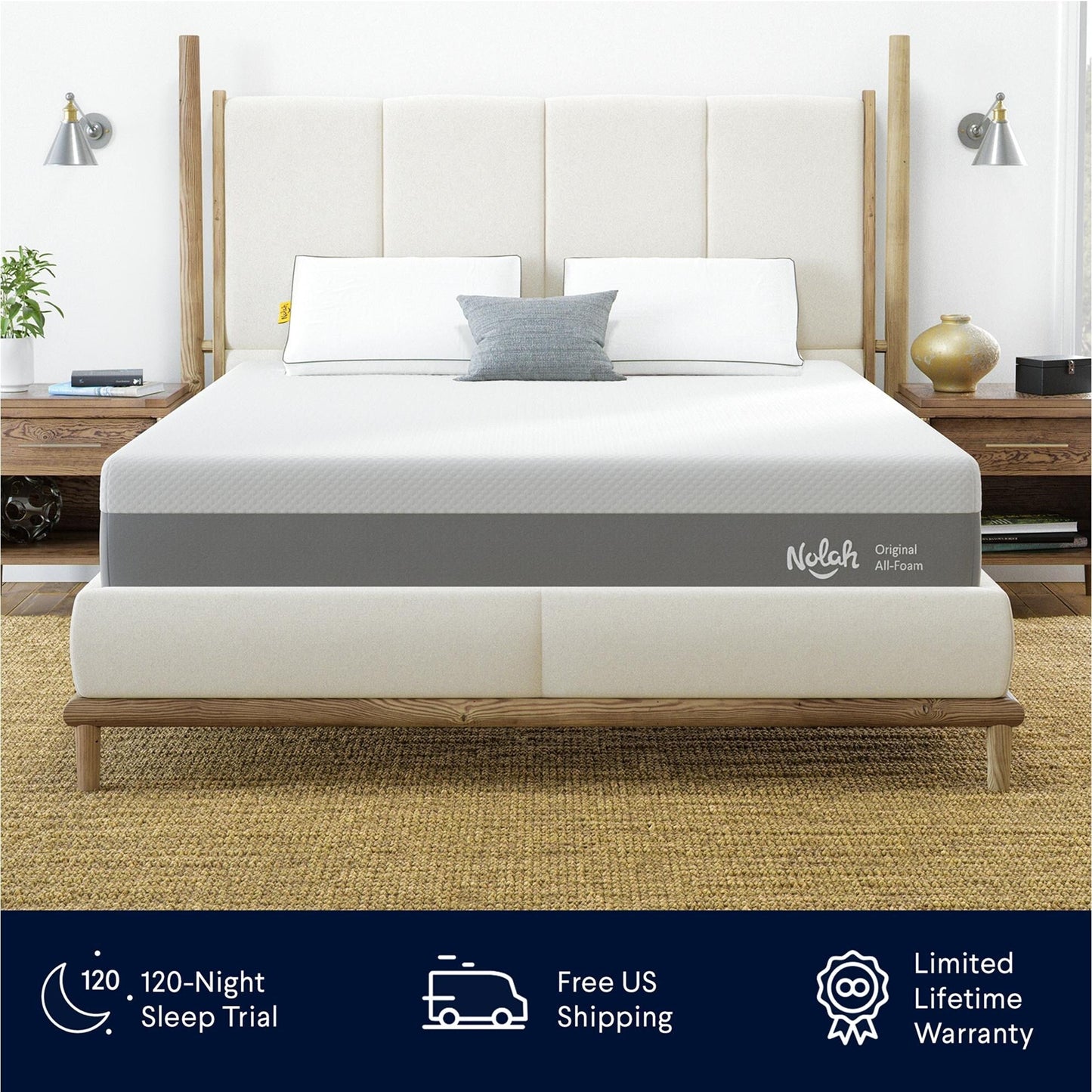 Materasso Nolah Original 10, sensazione media con sollievo dalla pressione