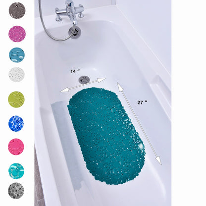 Tappetino antiscivolo ovale per vasca da bagno Bubbles 28 L x 15 W