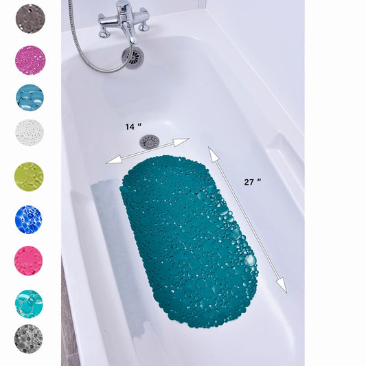 Tappetino antiscivolo ovale per vasca da bagno Bubbles 28 L x 15 W