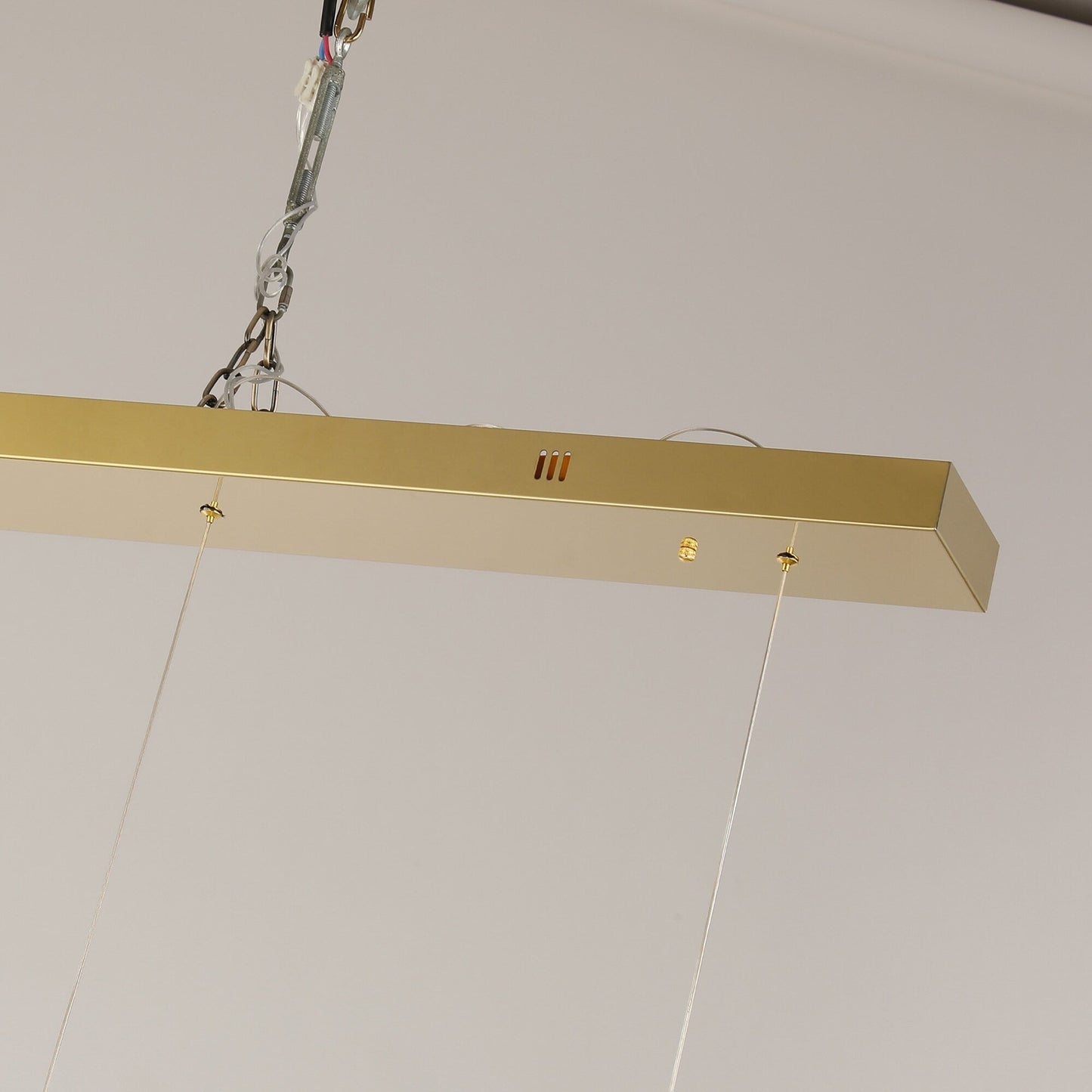 Lampadario a LED in acciaio inossidabile di lusso nordico con luci a sospensione per sala da pranzo