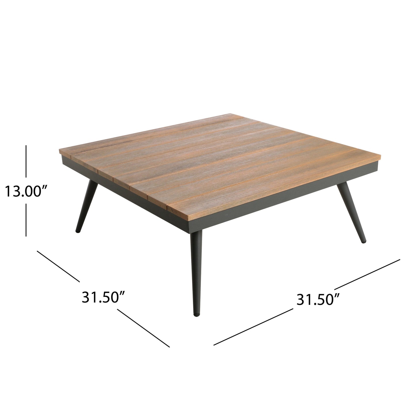 Set di divani da esterno a 5 posti a forma di V Norfolk di Christopher Knight Home