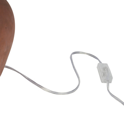 Lampada da tavolo rustica in ceramica Nourison 20