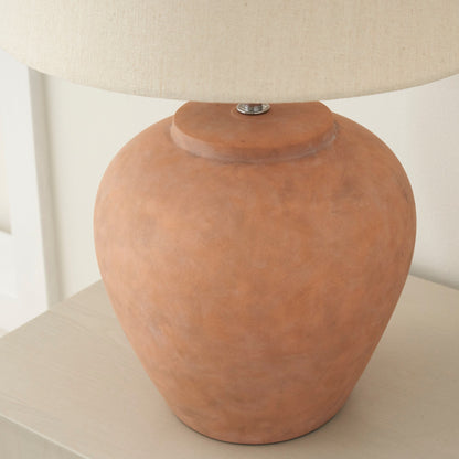 Lampada da tavolo rustica in ceramica Nourison 20