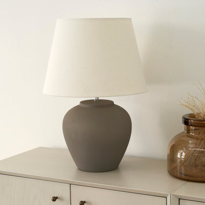 Lampada da tavolo rustica in ceramica Nourison 20