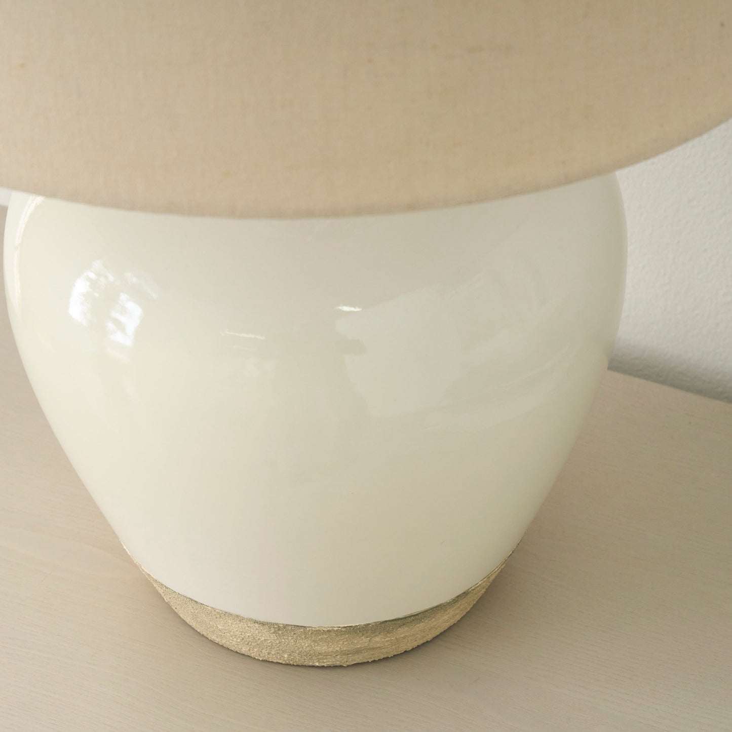 Lampada da tavolo rustica in ceramica Nourison 20