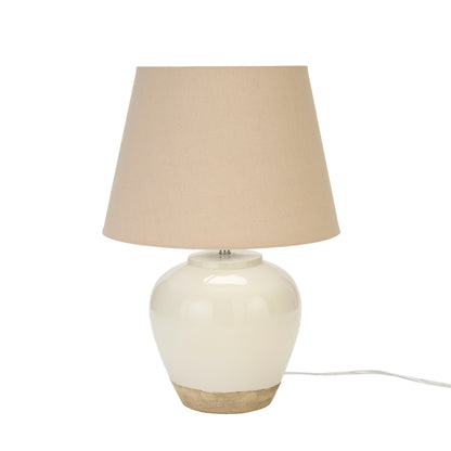 Lampada da tavolo rustica in ceramica Nourison 20