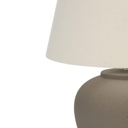 Lampada da tavolo rustica in ceramica Nourison 20