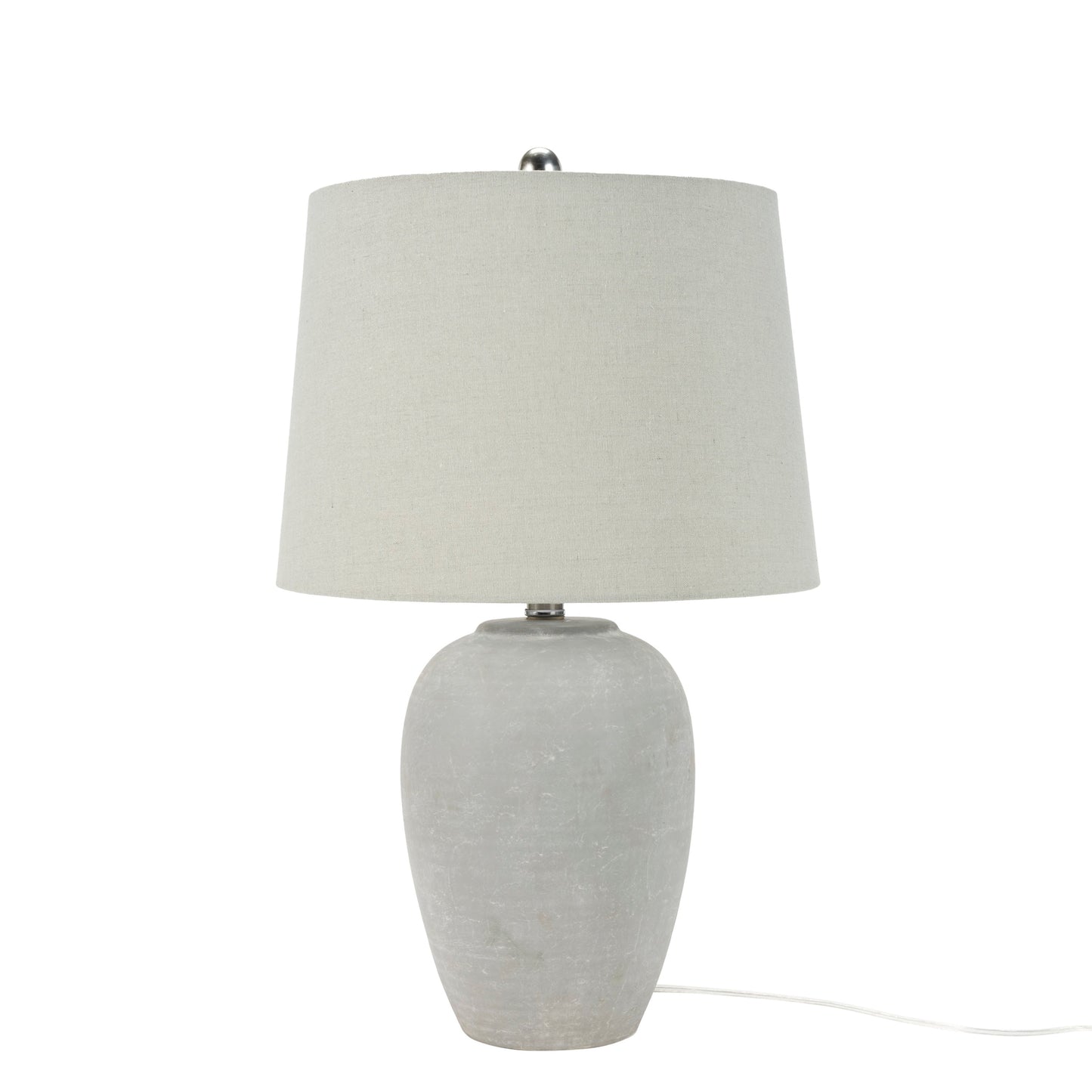 Lampada da tavolo in ceramica non smaltata Nourison 23
