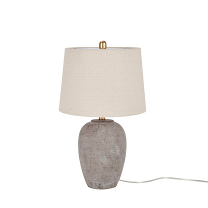 Lampada da tavolo in ceramica non smaltata Nourison 23