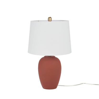 Lampada da tavolo in ceramica non smaltata Nourison 23