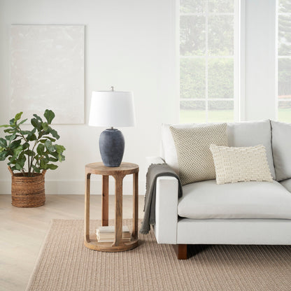 Lampada da tavolo in ceramica non smaltata Nourison 23