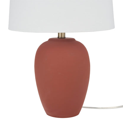 Lampada da tavolo in ceramica non smaltata Nourison 23