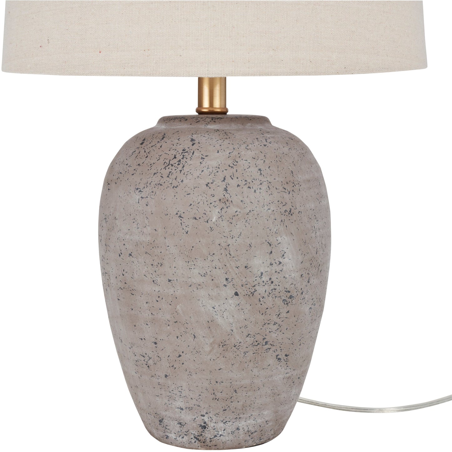 Lampada da tavolo in ceramica non smaltata Nourison 23
