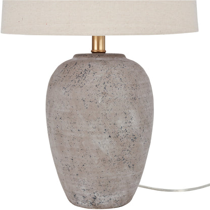 Lampada da tavolo in ceramica non smaltata Nourison 23