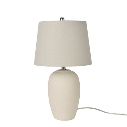 Lampada da tavolo in ceramica non smaltata Nourison 23