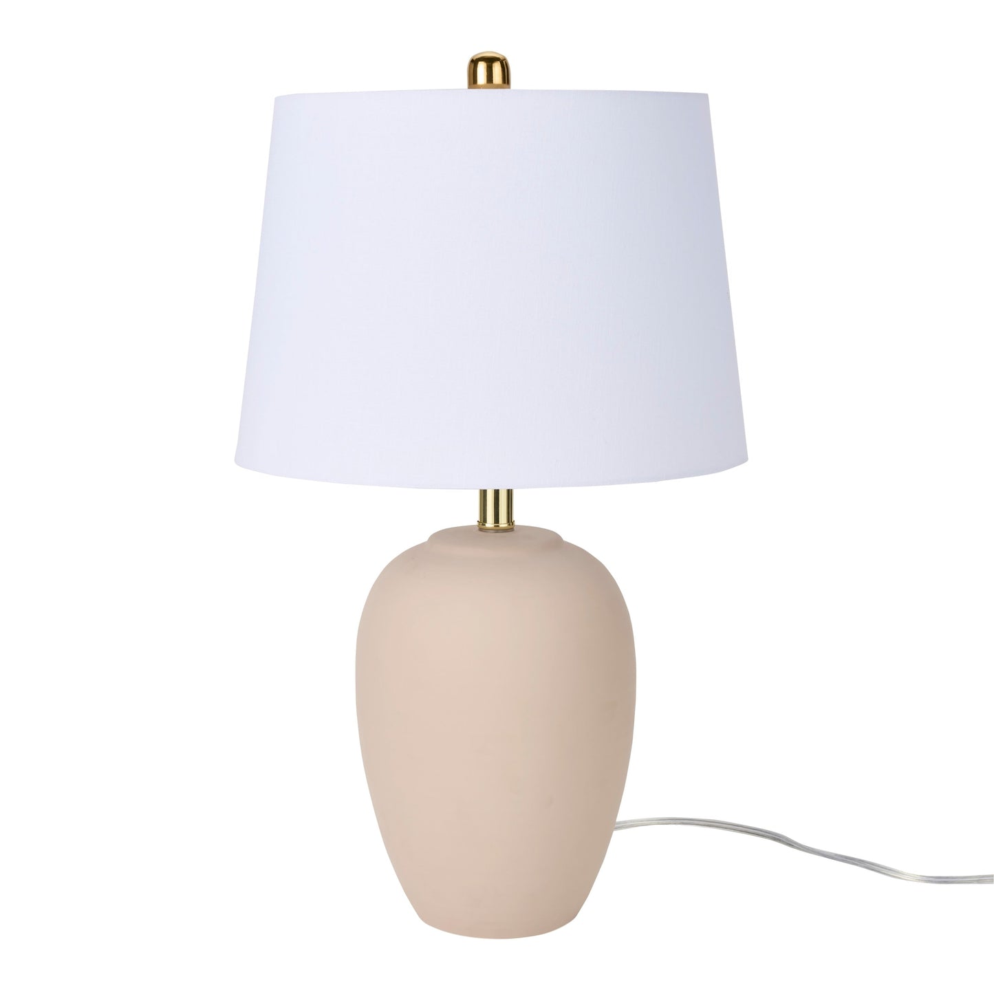 Lampada da tavolo in ceramica non smaltata Nourison 23