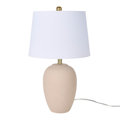 Lampada da tavolo in ceramica non smaltata Nourison 23
