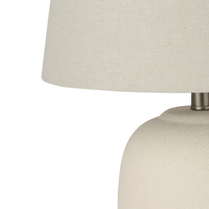 Lampada da tavolo in ceramica non smaltata Nourison 23