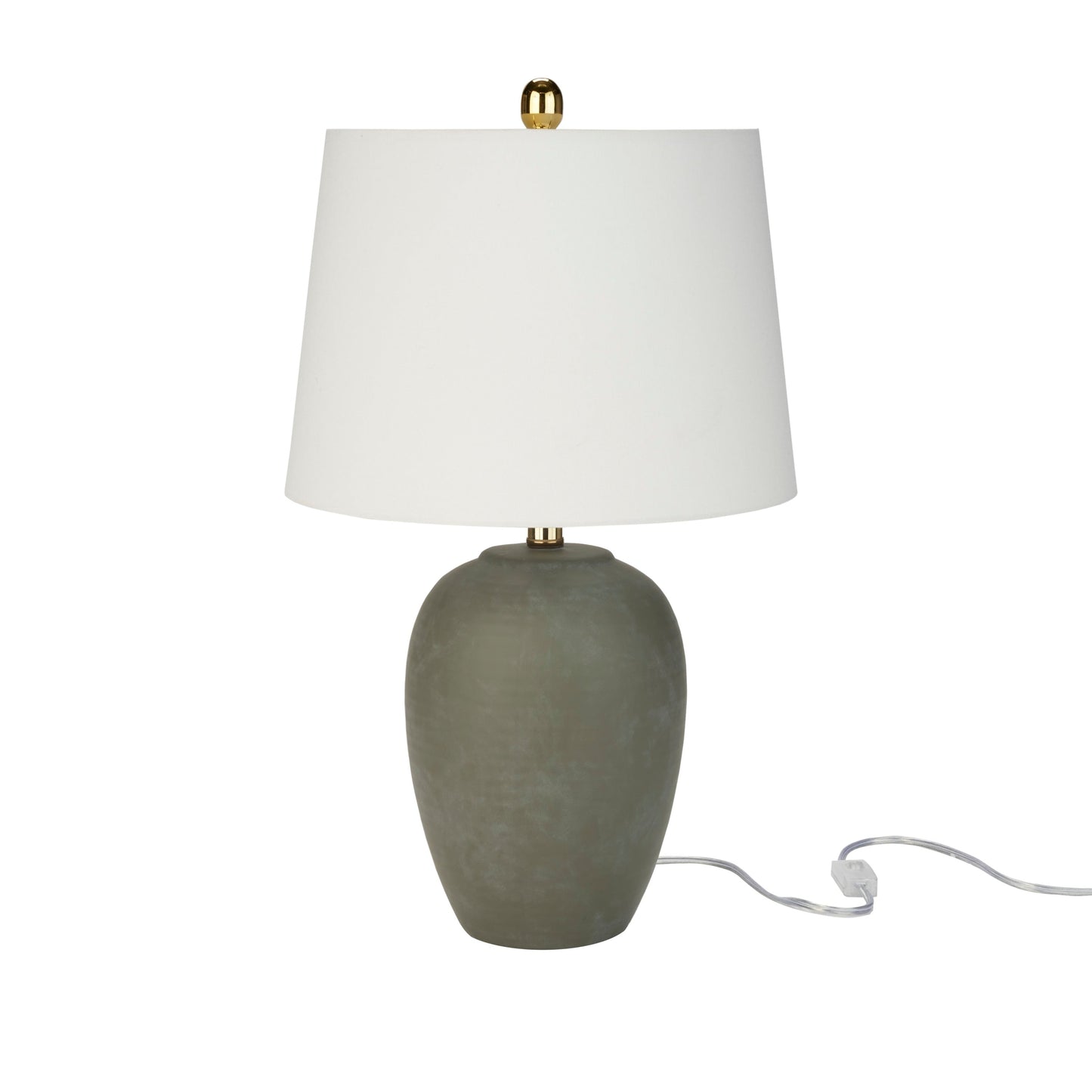 Lampada da tavolo in ceramica non smaltata Nourison 23