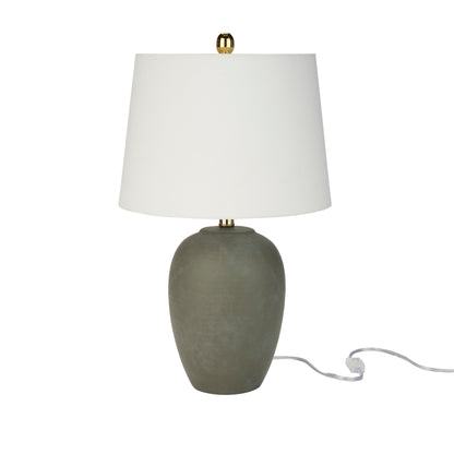 Lampada da tavolo in ceramica non smaltata Nourison 23
