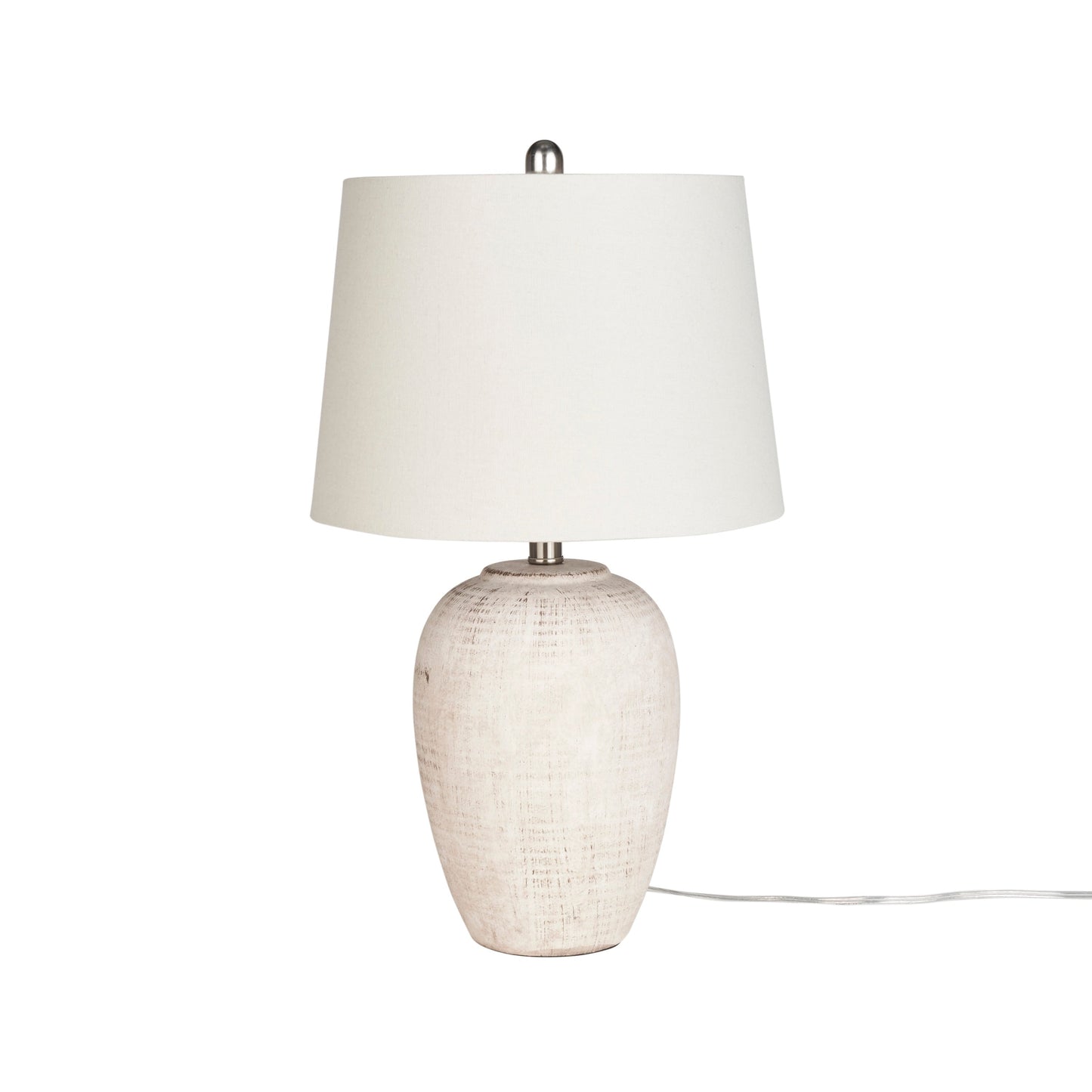 Lampada da tavolo in ceramica non smaltata Nourison 23