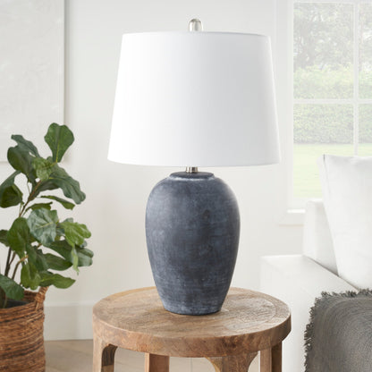 Lampada da tavolo in ceramica non smaltata Nourison 23