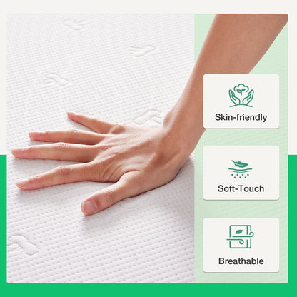 Materasso in memory foam Novilla da 10 pollici in gel fresco e rigido