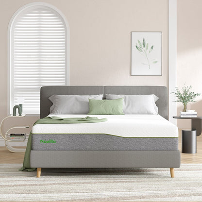 Materasso in memory foam Novilla da 10 pollici, comfort medio