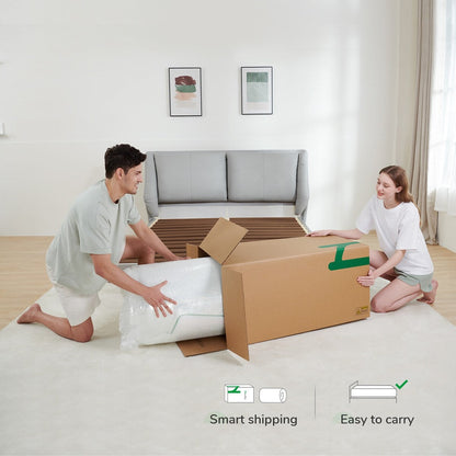 Materasso ibrido a molle insacchettate in memory foam Novilla da 10 pollici in una scatola