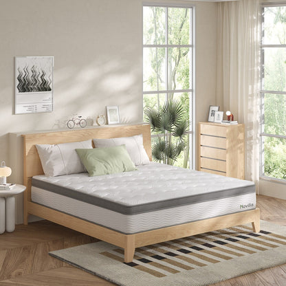 Materasso ibrido in memory foam Novilla Comfort Cool Gel da 12 pollici