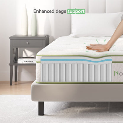 Materasso ibrido in memory foam Cool Gel Novilla da 12 pollici