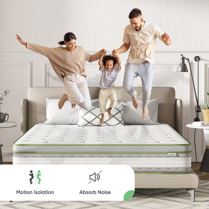 Materasso ibrido in memory foam e molle interne Novilla da 12 pollici