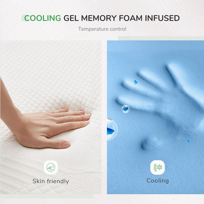 Materasso in memory foam Novilla da 12 pollici con gel rinfrescante di medie dimensioni