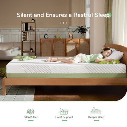 Materasso in memory foam Novilla da 6 pollici in gel, in una scatola