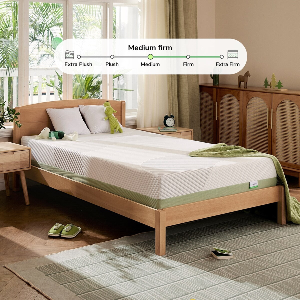 Materasso in memory foam Novilla da 6 pollici in gel, in una scatola