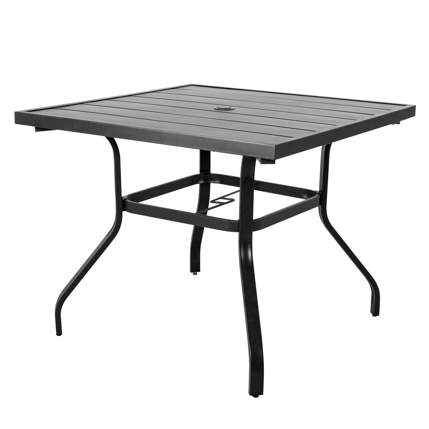 Set da pranzo da esterno Nuu Garden da 5 pezzi con sedie girevoli e cuscini