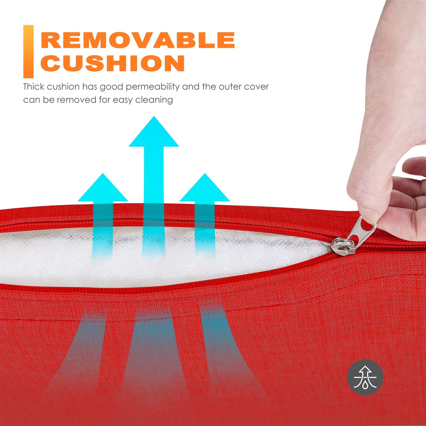 Set da pranzo da esterno Nuu Garden da 5 pezzi con sedie girevoli e cuscini