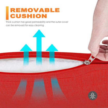 Set da pranzo da esterno Nuu Garden da 5 pezzi con sedie girevoli e cuscini