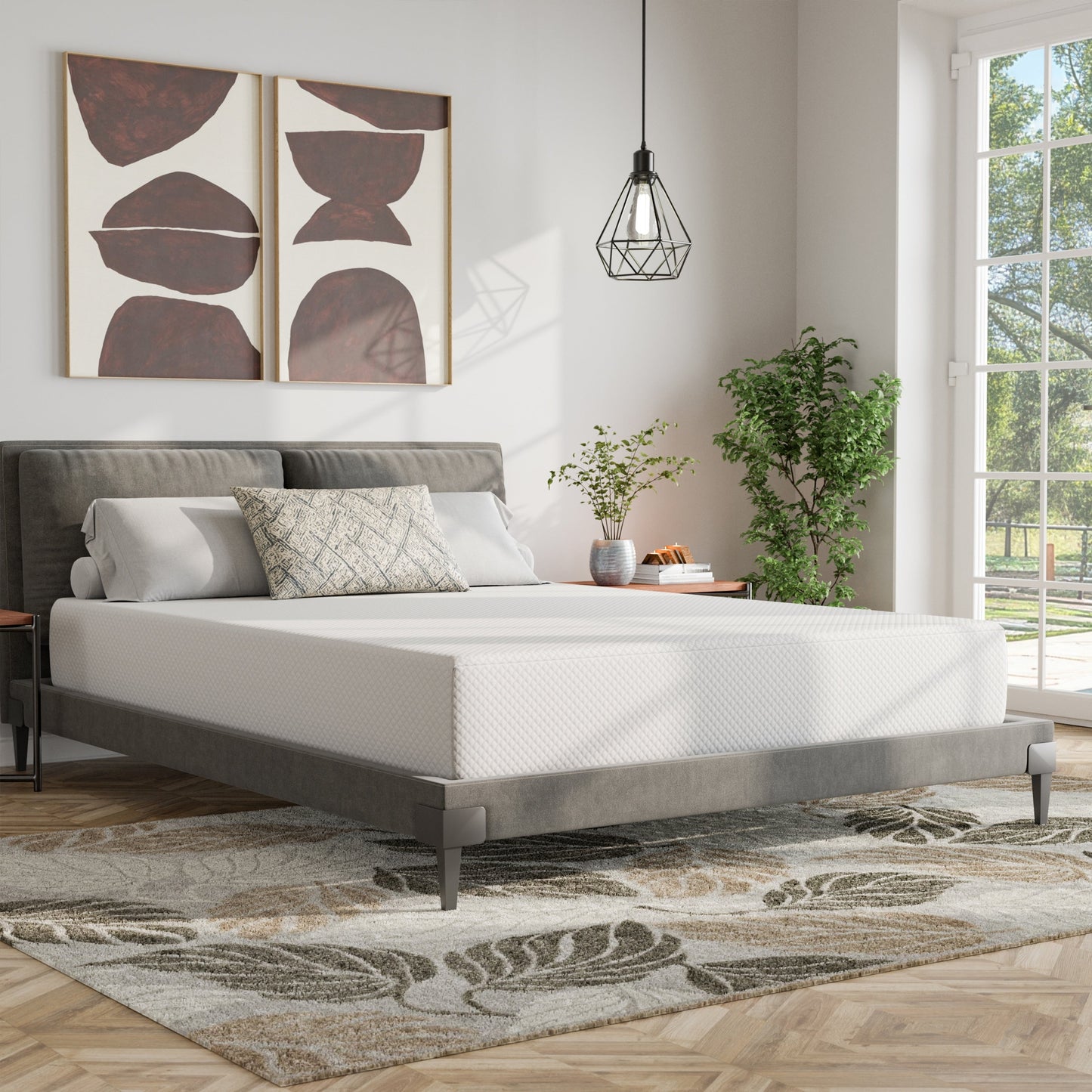 Materasso in memory foam O-Sleep 10 Gel in scatola con CertiPUR-US e OEKO-TEX