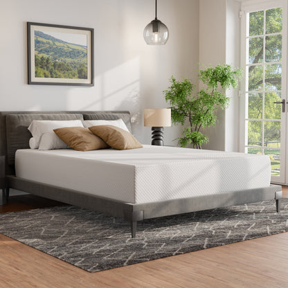 Materasso in memory foam O-Sleep 12 Gel in scatola con CertiPUR-US e OEKO-TEX