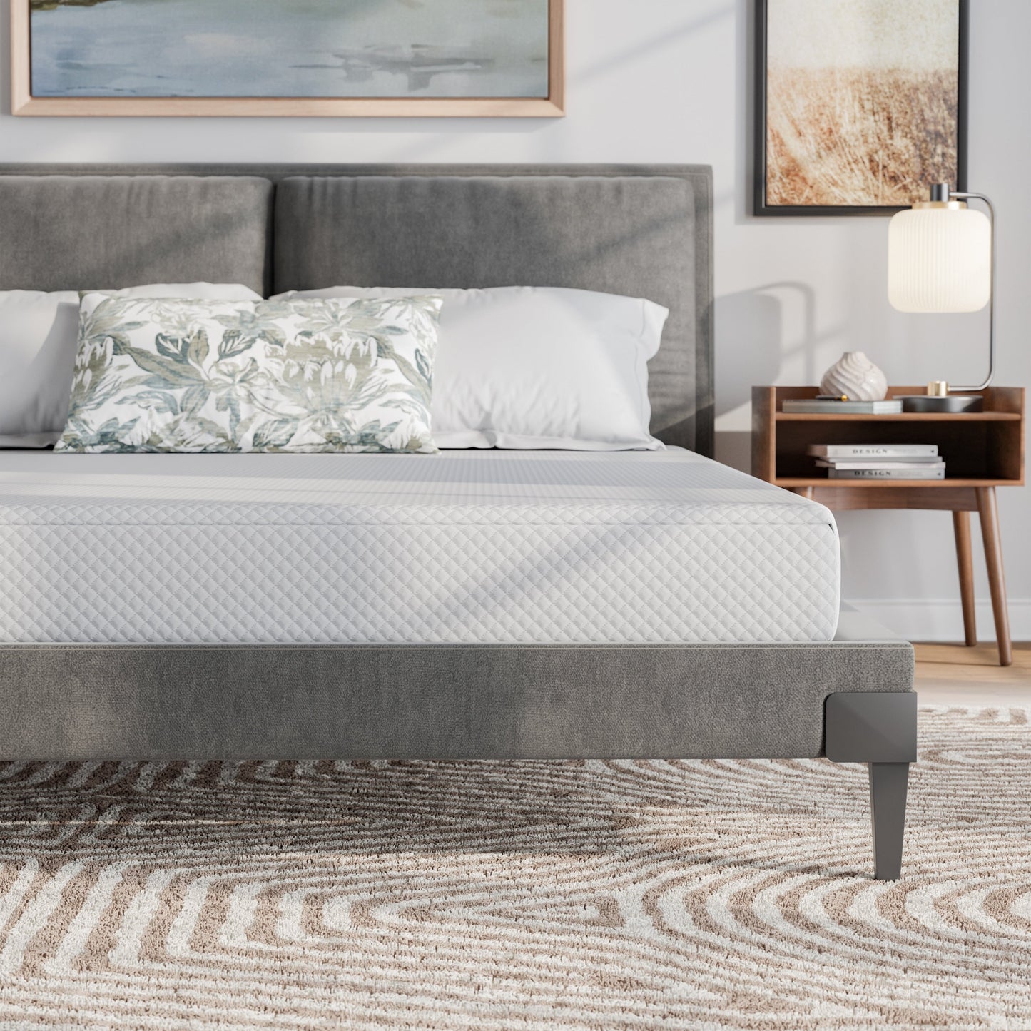 Materasso in memory foam O-Sleep 6 Gel in scatola con certificazione CertiPUR-US e OEKO-TEX