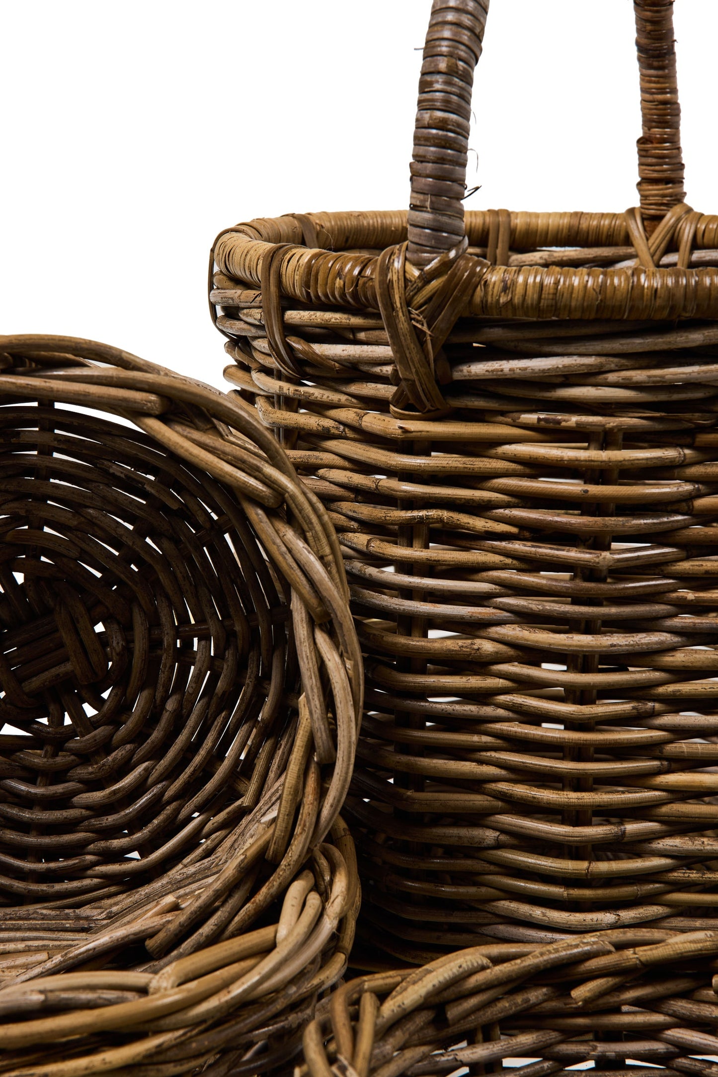 Rush Weaves - Cesta Con Manico Con 3 Cestini Set 1/4