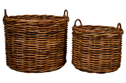 Rush Weaves - Cestoni In Asalam Rattan Set 1/2