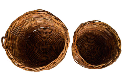 Rush Weaves - Cestoni In Asalam Rattan Set 1/2