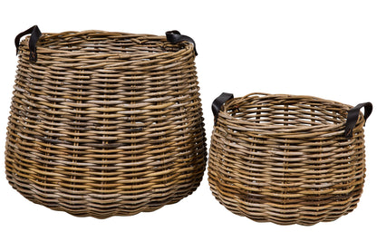 Rush Weaves - Ceste Base Stondata Manici In Pelle Kubu Grey 1/2