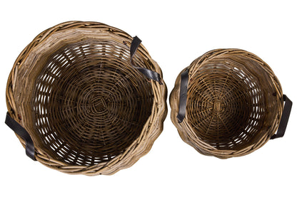 Rush Weaves - Ceste Base Stondata Manici In Pelle Kubu Grey 1/2