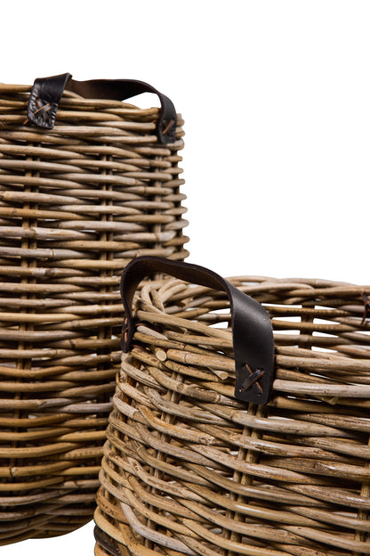 Rush Weaves - Ceste Base Stondata Manici In Pelle Kubu Grey 1/2